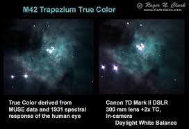 This is where i blog stuff. M42 Trapezium True Color Clarkvision Com