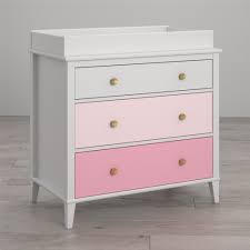 Having a changing table that keeps baby comfortable will make diapering a lot easier. Little Seeds Monarch Hill Poppy 3 Drawer Changing Table Ivory Oak Walmart Com Walmart Com