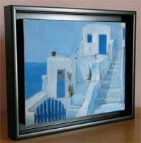 The more floating frames you make the better the deal, but these are about less than $15 per frame. Floating Picture Frames How To Build A Floater Frame 1 For Framing Canvases Floating Picture Frames Frame For Canvas Frames For Canvas Paintings
