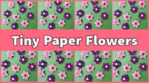 Sometimes you may need just that little bit extra to finish off your creation, and i have cheated a little and used a small flower punch for the centre part, but i do show you that you really don't need any thing else. Tiny Paper Flowers For Handmade Cards Karen Monica