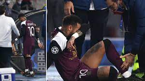 As many as eight key outfield performers were sidelined due to injury, including neymar, kylian mbappé. Neymar Injury Psg Forward Hobbles Off Before Half Time In Champions League Match In Istanbul Eurosport