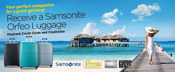 No card required 4 promos. Receive A Free Samsonite Luggage With Maybank Credit Cards And Creditable Great Deals And Promotions In Singapore