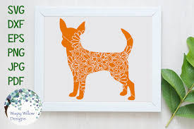 Download Chihuahua Dog Animal Mandala Svg Dxf Eps Png Jpg Pdf By Wispy Willow Designs Thehungryjpeg Com