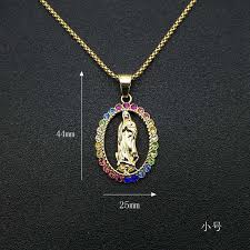 Check spelling or type a new query. Blessed Virgin Mary Pendant Necklace Men Quality Colorful Gold Color Stainless Steel Chain Necklace For Men Faith Jewelry Buy Online At Best Prices In Pakistan Daraz Pk