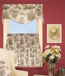 lenoxdale toile tier curtains french