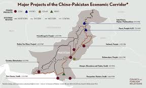 Image result for cpec pakistan map