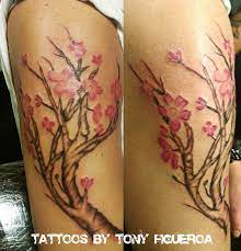 It is no coincidence that, according to legend, it is said that under these trees the bravest samurai who died in battle were buried in the east and that the flowers took on. Cherry Blossom Tree Tattoo By Guttaboi On Deviantart