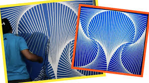 The more textured a wall is the more difficult it is to get a nice clean stripe. Easy Interior Painting Design Ideas With Tape Youtube