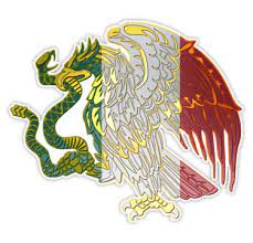 Mexican Flag Eagle Sticker By Rebeldeshirts Mexican Flag Eagle Mexican Flags Mexican Eagle