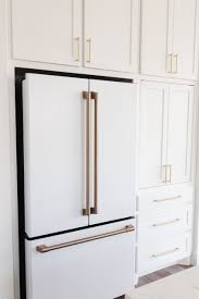 My Honest Review On The New Luxury Ge Cafe Appliances Refrigerator Color Chic In 2020 White Kitchen Appliances Ge Cafe Appliances Appliances White Cabinets