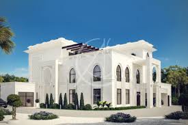 Modern villa exterior design and landscape design in muscat, oman by algedra. White Modern Islamic Villa Exterior Design Comelite Architecture Structure And Interior Design Archello