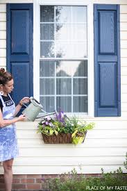 You would paint it, it's too small of an area to put siding. Window Flower Basket On Vinyl Siding Place Of My Taste