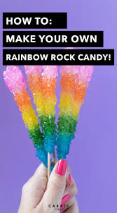 Makeover Your Candy How To Make Rainbow Rock Candy Carrie Colbert