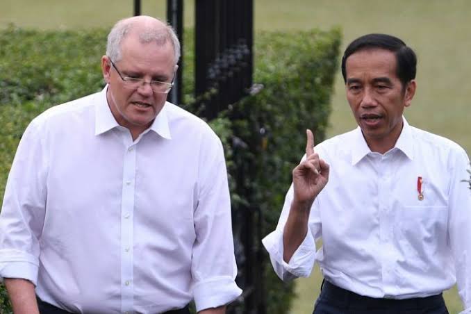 Image result for scott morrison off to indonesia