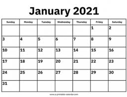 Printable Calendar 2021 January 2021 December 2021 Etsy In 2020 August Calendar Printable Calendar Template Calendar Printables