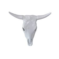 Hand painted cow skull by artist nathan kostechko perfect for home decor, weddings or events. Cow Skull Large Ceramic Cow Skull Wall Decor Cow Skull Skull Wall Decor Cow