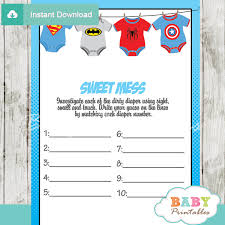 The next step is to send save the date cards. Superhero Onesie Baby Shower Games D210 Baby Printables