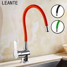 Leante Kitchen Faucet Increased Environmental Protection Silicone Universal Tube Hot And Cold Kitchen Faucet 9106 Kitchen Fixture Kitchen Taps Faucet