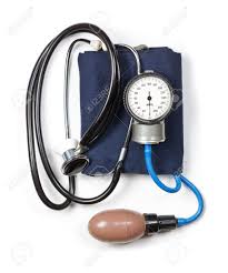 A sphygmomanometer is used to measure blood pressure. Manual Aneroid Sphygmomanometer With Stethoscope On White Background Stock Photo Picture And Royalty Free Image Image 16822248
