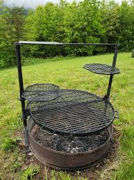 The answer was no permit not pictured is the cooking grate and lid i built later, which may allow it to be used to bbq food. Fire Pit Outdoor Cooking Grate Ideas Deer Hunter Forum