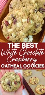 White Chocolate Chip Cranberry Oatmeal Cookies Delightful E Made In 2020 Cranberry Cookies Recipes Cranberry White Chocolate Chip Cookies Oatmeal Cranberry Cookies