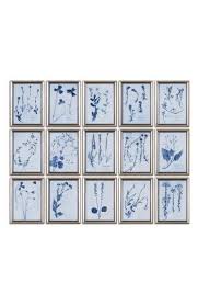 Check spelling or type a new query. Blue Pressed Flower 15 Piece Wall Art Set