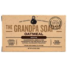 Bath & body works direct, inc. Grandpa S Face Body Bar Soap Soothe Oatmeal 4 25 Oz 120 G Iherb