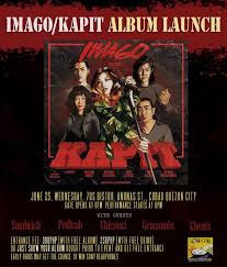 Imago To Launch New Album Kapit On June 25 At 70s Bistro Pinoy Music Opm Albumlaunch Event Album Entertainment Art Filipino Phil Kapit Album Pinoy