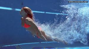 Mary Kalisy Sexy Brunette MILF in Red Lingerie: Russian Porn by Under Water  Show