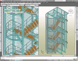 Conducting spiral staircase design calculation. Stairs And Railings Autodesk Advance Steel Graitec