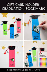 Since this design calls for 18 gift cards, spread the group gift contribution into appropriate denominations. Graduation Gift Card Holder Free Printable Template Merriment Design