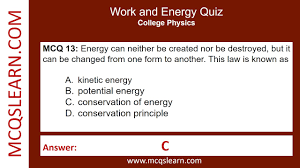 C matter transforms to make energy in nuclear reactions. Quiz Questions With Answers Energy Quiz Questions And Answers