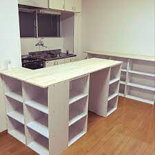 キッチン キッチンカウンターdiy diy ナチュラル ハンドメイド などのインテリア実例 2018 03 04 00 21 09 roomclip ルームクリップ インテリア 収納 ホームdiy キッチン diy