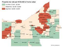 Cuyahoga County Property Map Median Home Values, Tax Rates For All Cuyahoga County Villages, Cities,  Townships - Cleveland.com