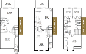 In addition, an open floor plan can make your home feel larger, even if the square footage is modest. 3 4 Bedroom Townhome Floor Plan Designs Montvale Nj The Alexa