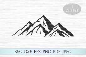 Download Mountain Svg Mountains Svg File Mountain Clipart Camping Svg By Magicartlab Thehungryjpeg Com