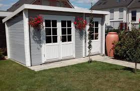 Gartenhaus Grau Weiss Moderner Gartentrend Mit Stil Gartenhaus Grau Gartenhaus Farbe Gartenhaus
