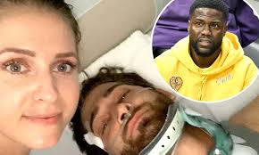 Kevin Hart's friends are seen for the first time during recovery after that  scary car crash