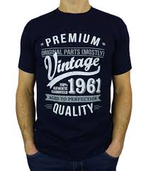 Instead of just one key look, the '60s embraced several main styles that each celebrated a particular subculture. 1961 Vintage Year Aged To Perfection 60th Birthday Gift Present Mens T Shirt Buy Online In Isle Of Man At Isleofman Desertcart Com Productid 133588986