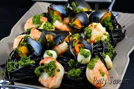 Pates A L Encre De Seiche Coquillages Et Crustaces Recette Recettes Poissons Et Fruits De Mer Recettes Avec Cereales Meilleures Recettes De Pates