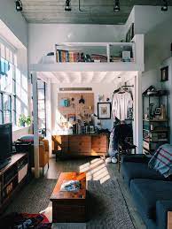 A Small Boston Studio Apartment Has One Of The Best Diy Bedroom Lofts Ever Bedroom Loft Bedroom Design Bedroom Diy