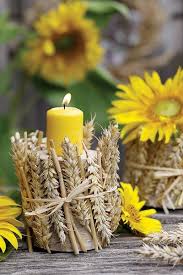 Holiday glass votive candle holders. Ukraine In My Heart Yellow Candles Candles Pillar Candles