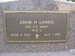 Adam Henry Landis (1923-1995)
