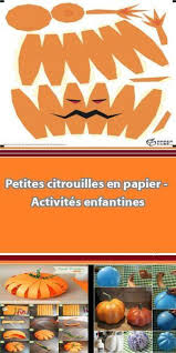 Diy D Halloween Des Mini Citrouilles En Papier Mache Un Bricolage D Halloween Pour Decorer La Maison Phot Halloween Diy Thanksgiving Decorations Candle Jars