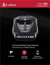 The cobra rad450 did an ok job i. User Manual Cobra Rad 480i 18 Pages