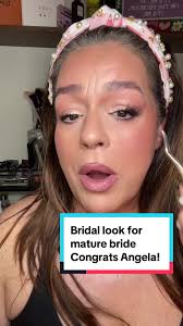 Replying to @Angela A CONGRATULATIONS, Anglela! #bridalmakeup  #maturebridalmakeup #weddingdaymakeup #over50influencer #beautyover50  #makeuptipsandtricks #makeupforphotos #over50bride