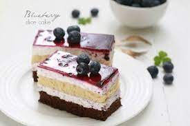 Blueberry Slice Cake Cookie Cake Recipe Cake Recipes Cupcake Cakes