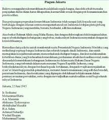 Maybe you would like to learn more about one of these? Piagam Jakarta Sejarah Rumusan Latar Belakang Isinya