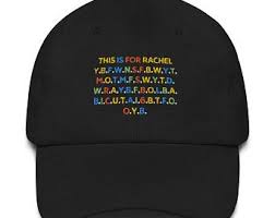 This Is For Rachel Tiktok Initials Embroidered Dad Hat This Is For Rachel Unique Items Products Dad Hats