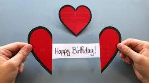 Basteln Karte Zum Geburtstag Mit Einem Herz Geschenk Selber Machen Geschenk Muttertag Vatertag Youtube